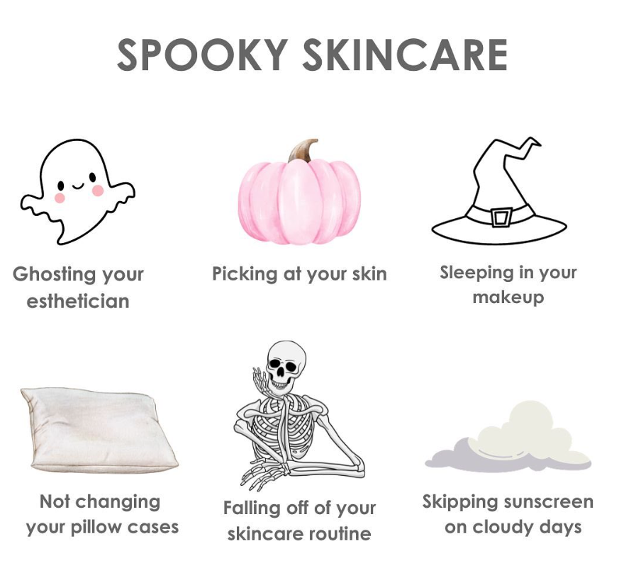 Spooky season - skincare tips